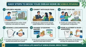 Easy Steps to Book Your Dream Home in Sobha Rivana
